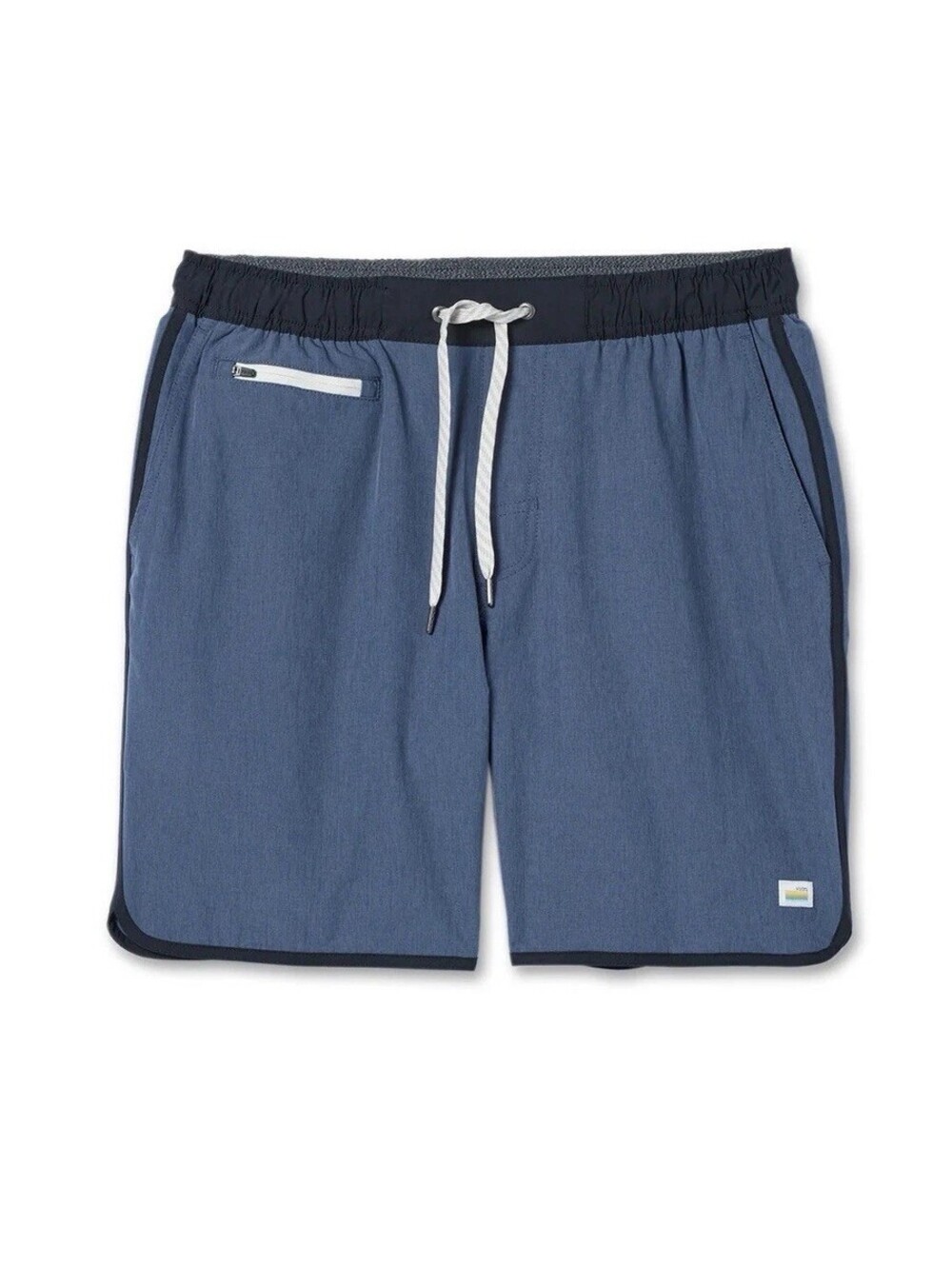 Vuori Banks Short Men's Size Small Blue Athletic Performance Stretch Drawstring